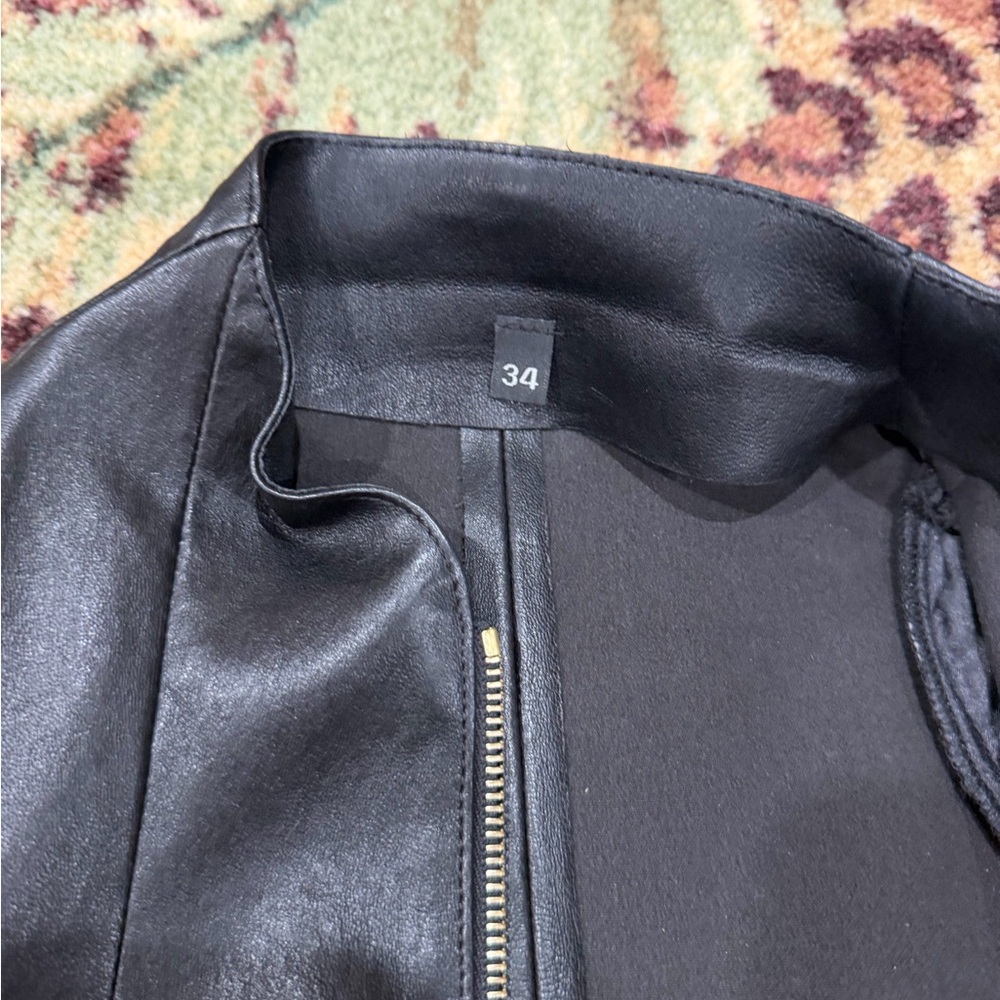 Jitrois Chiara Leather dress, size 34 - Picture 4 of 9
